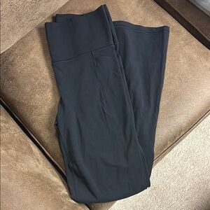 Athleta Stash Salutation Black Flare Leggings